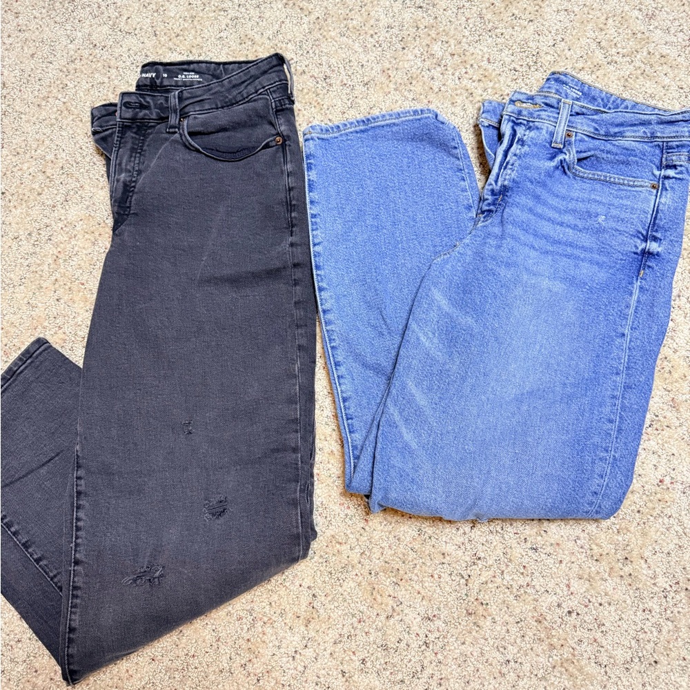 Black and Blue Women's Jeans